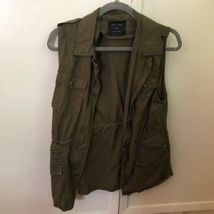 Olive Green Utility Vest